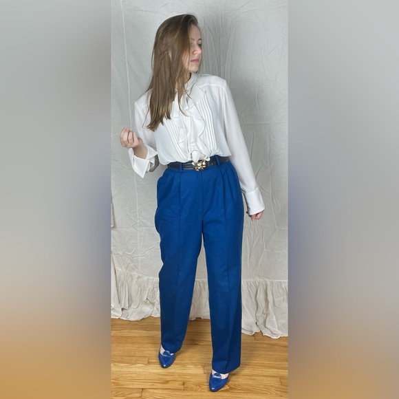 Blue 80’s Slacks - Picture 4 of 4